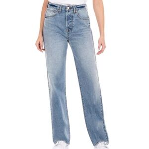 Modern American Rexford Full Jeans- High Rise Straight Leg Full Length- Size 28